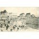 carte postale ancienne 44 LE CROISIC. Plage du Port Lion 1913