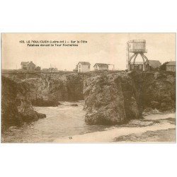 carte postale ancienne 44 LE POULIGUEN. Falaises Tour Rochereau