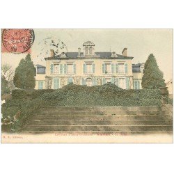 carte postale ancienne 02 ALLEMANT. Le Château 1905 en couleur