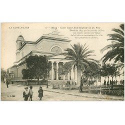 carte postale ancienne 06 NICE. Eglise Saint-Jean Baptiste ou du Voeu