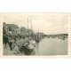 carte postale ancienne 44 LE POULIGUEN. Quai Sandeau et Port. Pêcheurs à la ligne