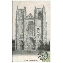 carte postale ancienne 44 NANTES. Cathédrale 1906