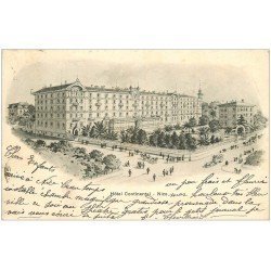 carte postale ancienne 06 NICE. Hôtel Continental vers 1902