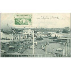 carte postale ancienne 44 NANTES. Exposition 1904. Vue générale. Timbrée mais carte vierge