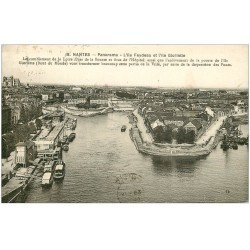 carte postale ancienne 44 NANTES. Iles Feydeau et Gloriette