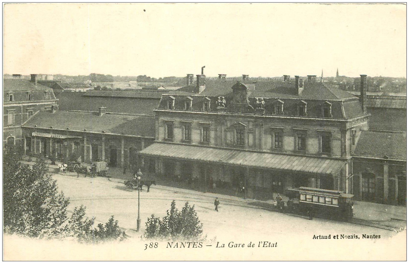 44 NANTES. La Gare de l'Etat