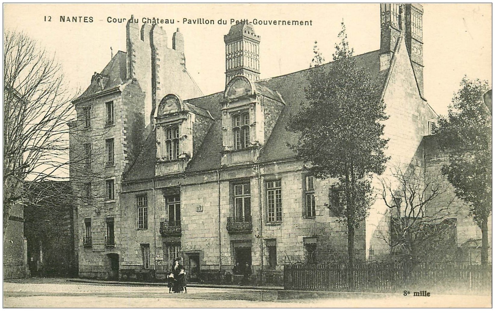 carte postale ancienne 44 NANTES. Le Château Pavillon Petit Gouvernement