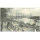 carte postale ancienne 44 NANTES. Le Port vers 1900. Carte Reproduction de 1987