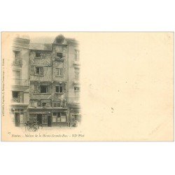 carte postale ancienne 44 NANTES. Maison de la Haute-Grande-Rue vers 1900
