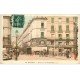 carte postale ancienne 44 NANTES. Pont et Rue d'Orléans 1909