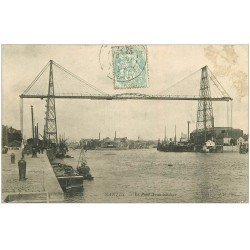 carte postale ancienne 44 NANTES. Pont Transbordeur 1905