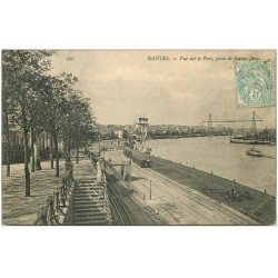 carte postale ancienne 44 NANTES. Vue sur le Port 1906