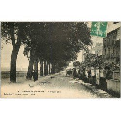 carte postale ancienne 44 PAIMBOEUF. Le Quai eole 1916