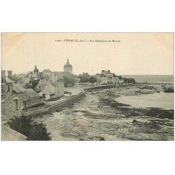 carte postale ancienne 44 PIRIAC-SUR-MER. Le Bourg 1909