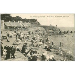 carte postale ancienne 44 PORNIC. Plage Noëveillard