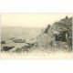 carte postale ancienne 44 PORNIC. Plage Sablons Rocher de la Vierge vers 1900