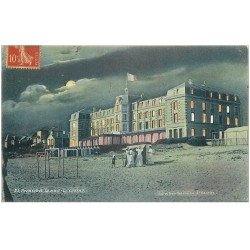 carte postale ancienne 44 PORNICHET. Casino la nuit 1907