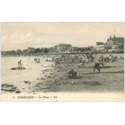 carte postale ancienne 44 PORNICHET. La Plage n° 1