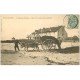 carte postale ancienne 44 PORNICHET. Une Charretée de Goëmon. A Bonne-Source 1903. Métiers de la Mer