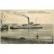carte postale ancienne 44 SAINT-BREVIN-LES-PINS. Bateau Saint-Cristophe et Nettoyeur de Plage 1929