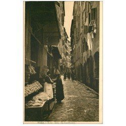 carte postale ancienne 06 NICE. La Rue des Bouchers