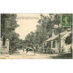 carte postale ancienne 44 SAINT-BREVIN-L'OCEAN. Café Buvette Mercerie Avenue des Chalets