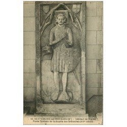 carte postale ancienne 44 SAINTE-MARIE-SUR-MER. Eglise Pierre Tombale Guillaume Brétesches