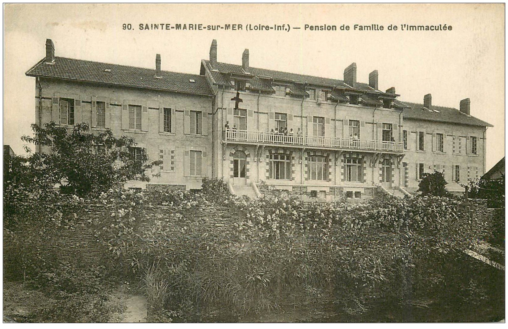 Carte Postale Ancienne Ste-Marie-sur-Mer – Intérieur église Avec Statue Vierge (610918)
