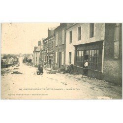 carte postale ancienne 44 SAINT-JULIEN-DE-VOUVANTES. La Côte du Pays 1909. Crosnier Bourrelier