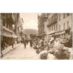 carte postale ancienne 06 NICE. Le Marché aux Fleurs