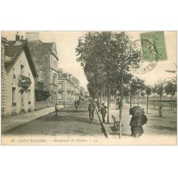 carte postale ancienne 44 SAINT-NAZAIRE. Boulevard Océan 1921