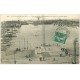 carte postale ancienne 44 SAINT-NAZAIRE. Les Bassins et Grande grue vers 1910