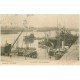 carte postale ancienne 44 SAINT-NAZAIRE. Navires et Grues dans Bassins 1904