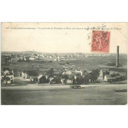 carte postale ancienne 44 SAINT-NAZAIRE. Penhoet et Méan 1908. Hauts Fourneaux de Trignac