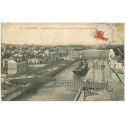 carte postale ancienne 44 SAINT-NAZAIRE. Port et Ecluse