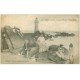 44 SAINT-NAZAIRE. Rochers et Phare de Ville-es-Martin 1917