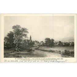 carte postale ancienne 44 SAVENAY 1931. Route de Saint-Nazaire vers 1850