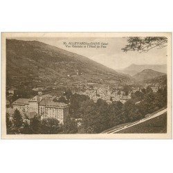 carte postale ancienne 38 ALLEVARD-LES-BAINS. Hôtel du Parc 1933