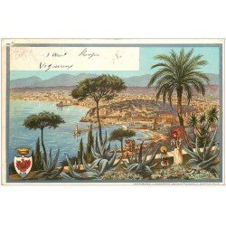 carte postale ancienne 06 NICE. Le Port par Perlberg 1901 (coin gauche faible)...