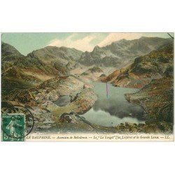 carte postale ancienne 38 BELLEDONNE. La Longet, Lozières et Grande Lance 1912