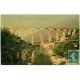 carte postale ancienne 06 NICE. Le Viaduc du Loup vers 1914. Promeneur curieux