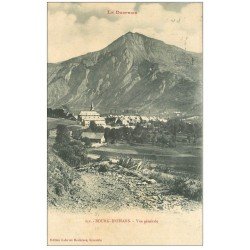 carte postale ancienne 38 BOURG D'OISANS. Vue générale 1911