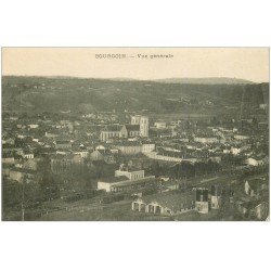 carte postale ancienne 38 BOURGOIN. La Gare et Châteaux d'Eau