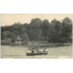 carte postale ancienne 38 CAMP DE CHAMBARAN. Etang du Chalet 1915