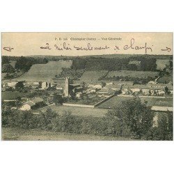 carte postale ancienne 38 CHAMPIER. Vue générale