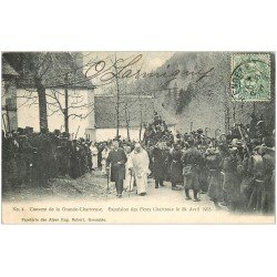 carte postale ancienne 38 CHARTREUSE. Expulsion Pères Chartreux 1907 n°4