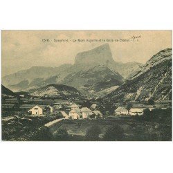 carte postale ancienne 38 CLELLES. Gare et Mont Aiguille