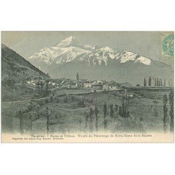 carte postale ancienne 38 CORPS. L'Obiou et Route Pélerinage Notre-Dame de la Salette vers 1904