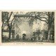 carte postale ancienne 38 CREMIEU. Porte de la Loi animation. Café Boulodrome Carrier