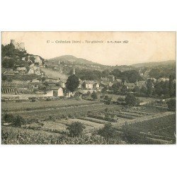 carte postale ancienne 38 CREMIEU. Vue générale